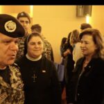 Sœur Marie Paule Ayoub avec le Général Edgar Lawand, Directeur Général de la Sécurité d’État